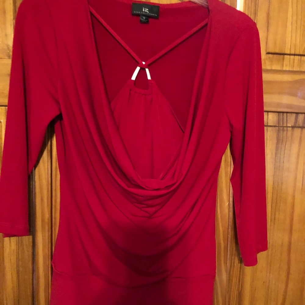 Blouse with metal embellishment
